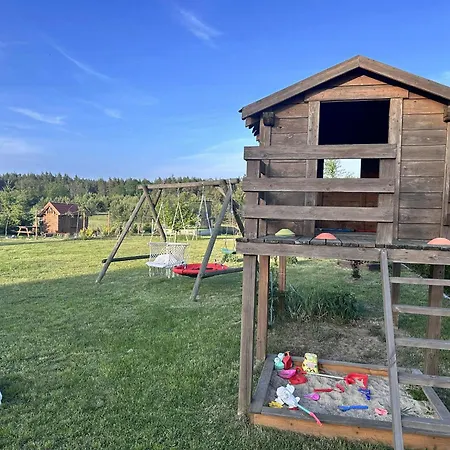 Wczasy Pod Sosnami Z Kominkiem Holiday home Krutyn