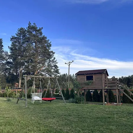 Vakantiehuis Wczasy Pod Sosnami Z Kominkiem Krutyń