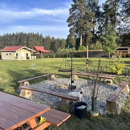 Wczasy Pod Sosnami Z Kominkiem Krutyń